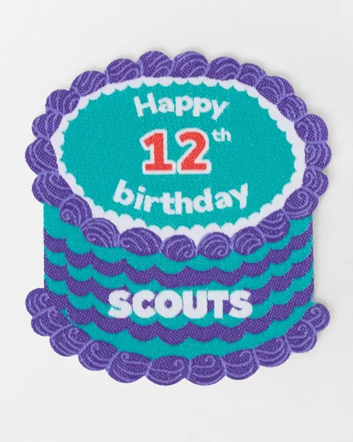 Happy 12th Birthday Blanket Badge 