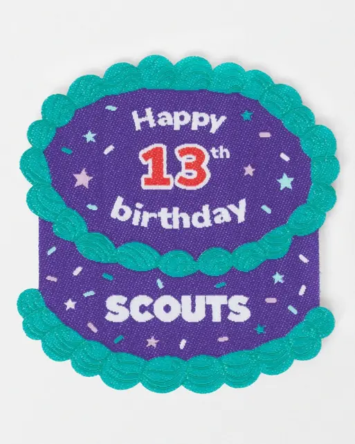 Happy 13th Birthday  Blanket Badge 