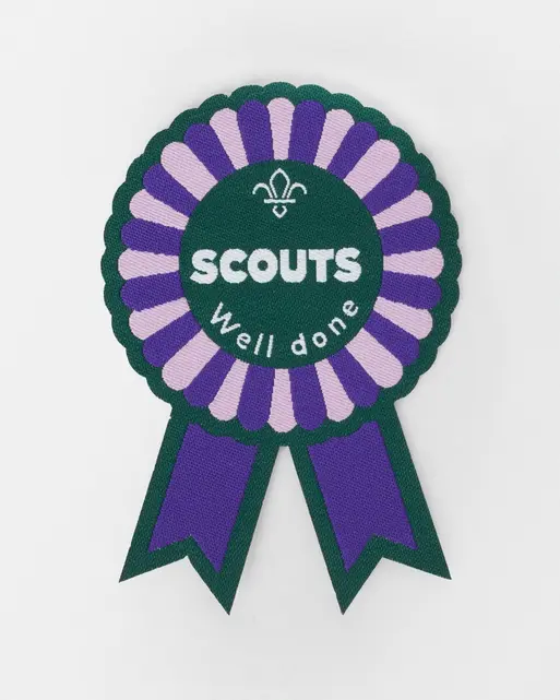 Scouts Well Done  Blanket Badge