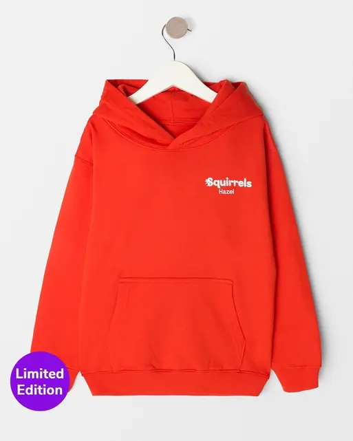 Personalised Squirrels 5th Birthday Hoodie - Kids