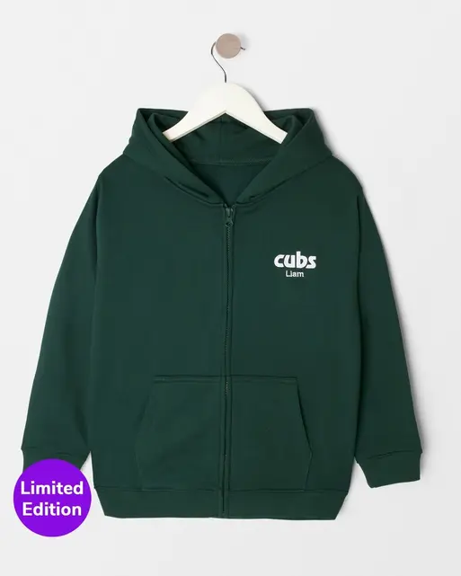 Personalised Cubs 110th Birthday Zip Hoodie - Kids