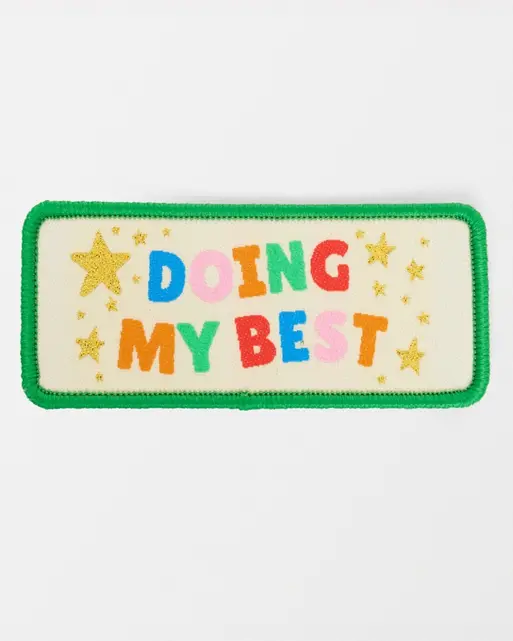 Doing My Best Blanket Badge