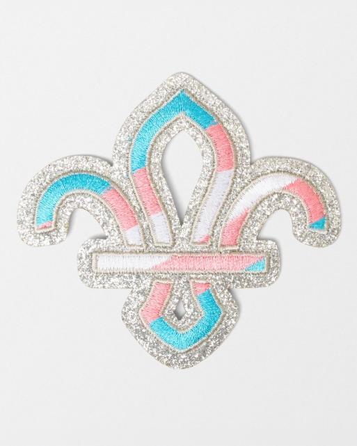 Scouts Pride Embroidered FDL Badge - Trans Flag