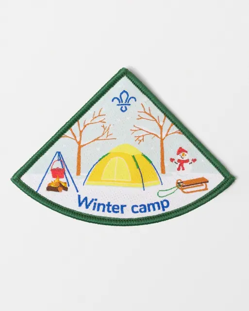 Winter Camp Blanket Badge