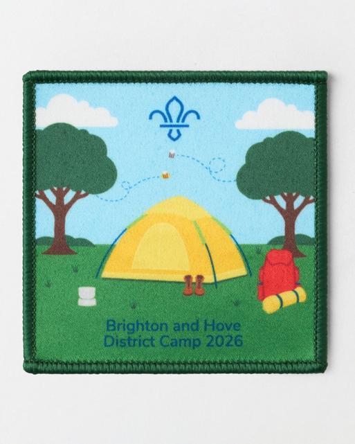 Personalised Summer Camp Blanket Badge