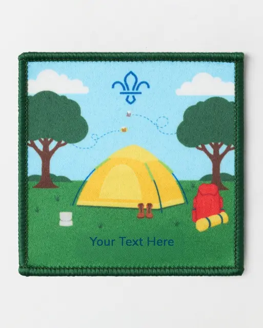 Personalised Summer Camp Blanket Badge
