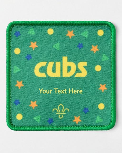 Personalised Cubs Blanket Badge