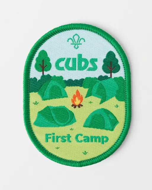 First Camp Cubs Blanket Badge