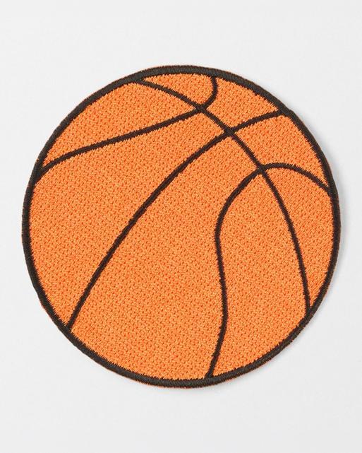 Basketball Embroidered Blanket Badge