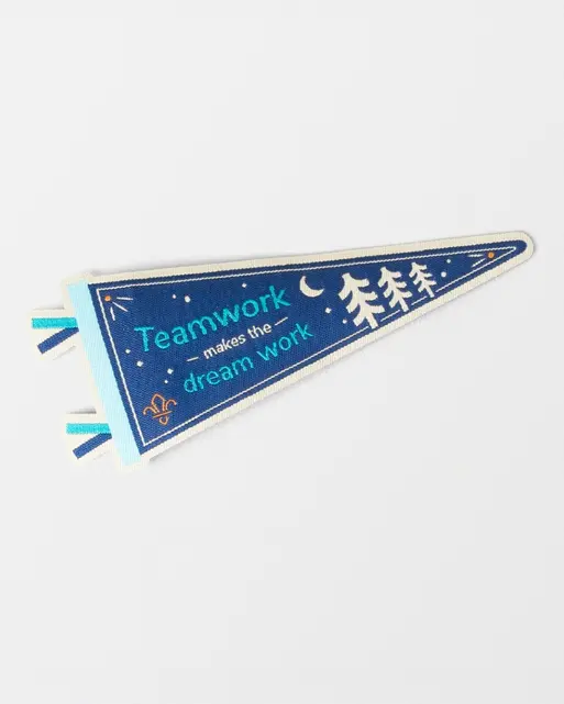 Teamwork Makes The Dream Work Blanket Badge
