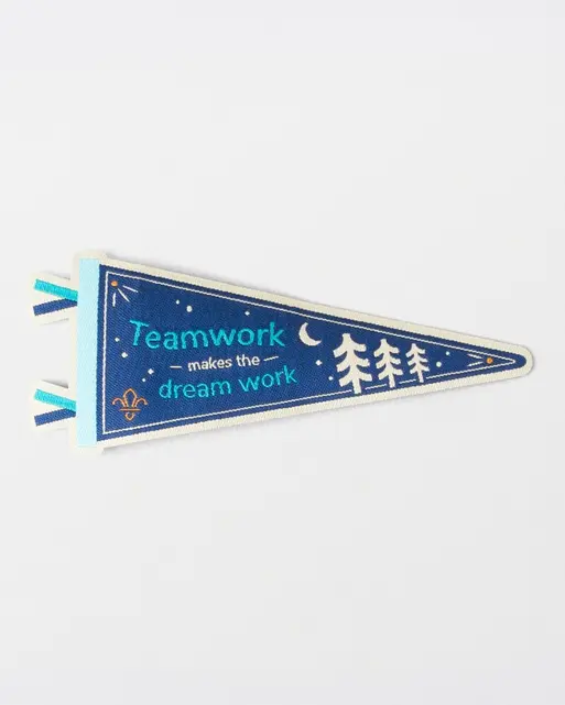 Teamwork Makes The Dream Work Blanket Badge