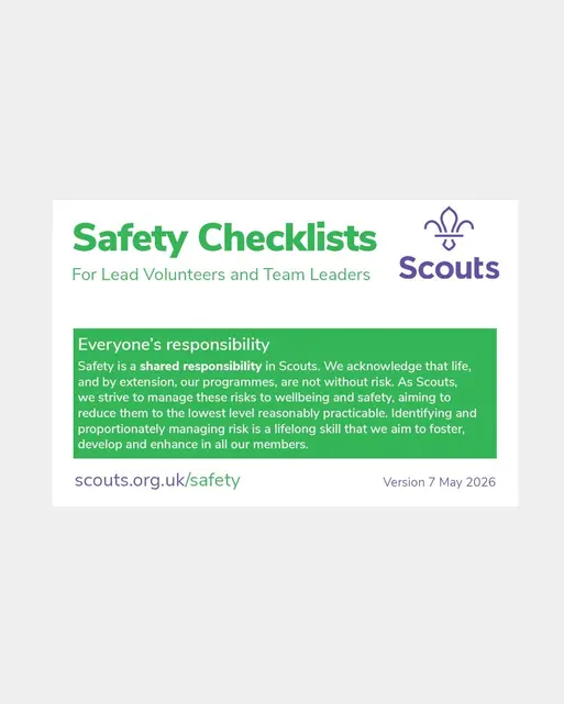 Safety Checklist for Lead Volunteers and Team Leaders