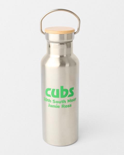 Personalised Stainless Steel Water Bottle 500ml
