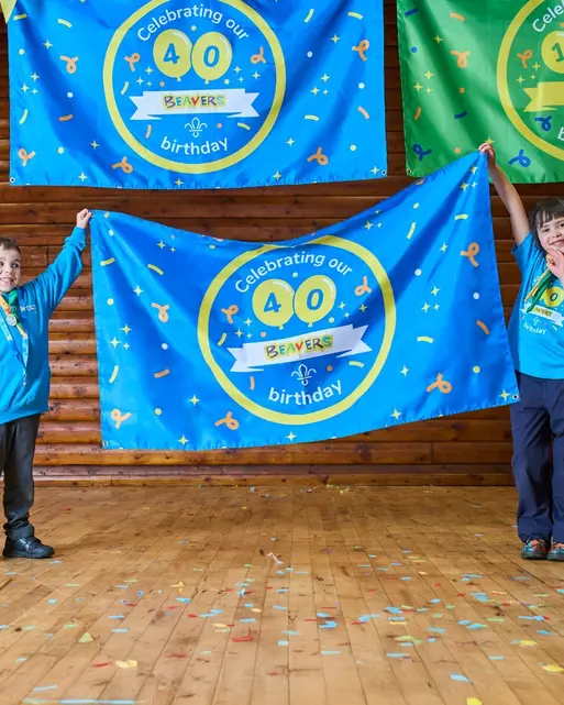 Beavers 40th Birthday Celebration Banner