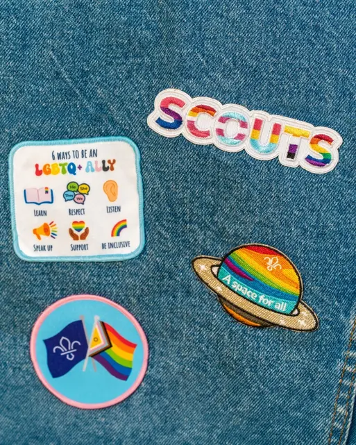 Pride 6 Ways to be an Ally Blanket Badge