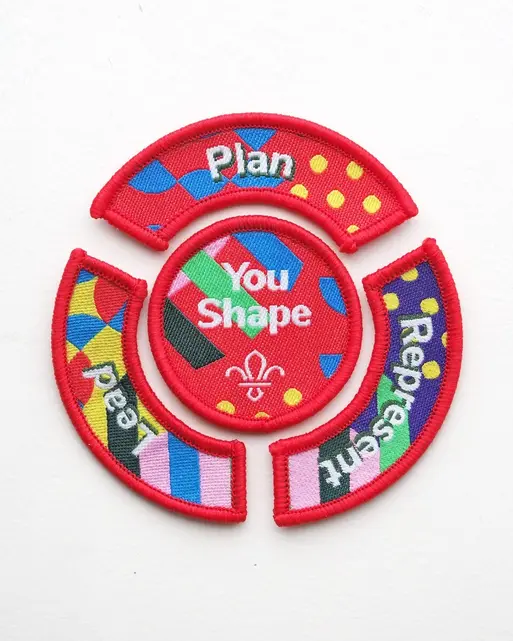 You Shape Squirrel Lead Badge
