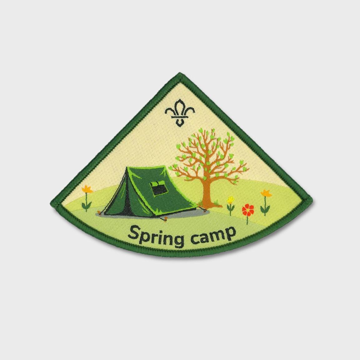 Spring Camp Blanket Badge New in