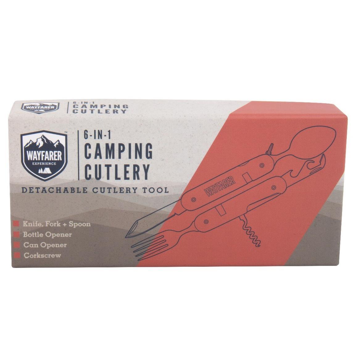 Wayfarer 6 in 1 Camping Cutlery Tool Ranges