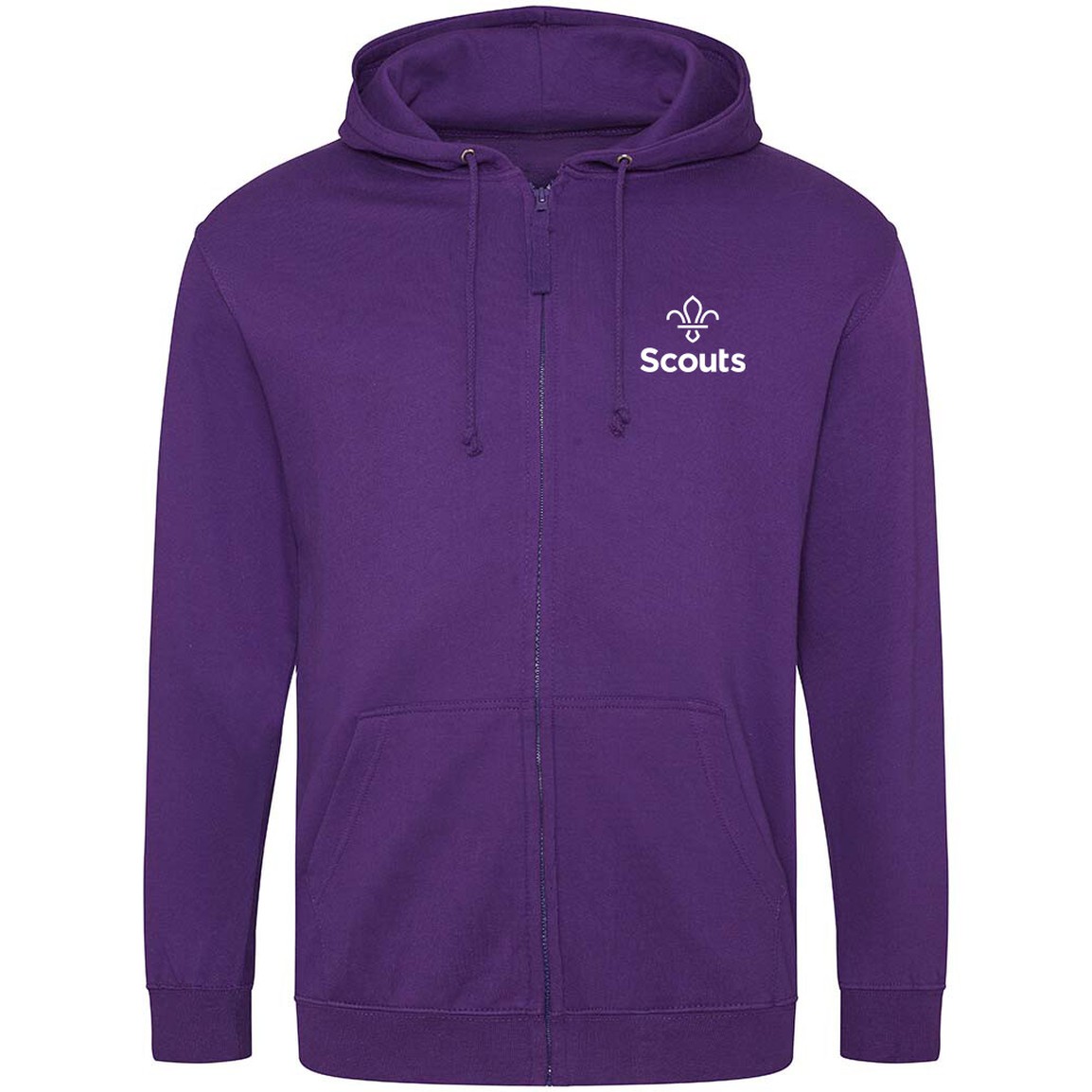 Scouts Group Clothing - Personalised Printed Zipped Hoodie Adult ...
