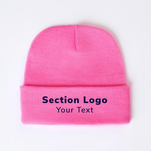 Personalised Kids Beanie Hat Custom Embroidered Bespoke