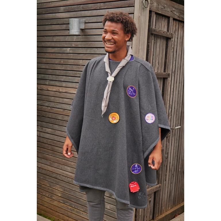 Scouts Fleur de Lis Blanket Poncho New in