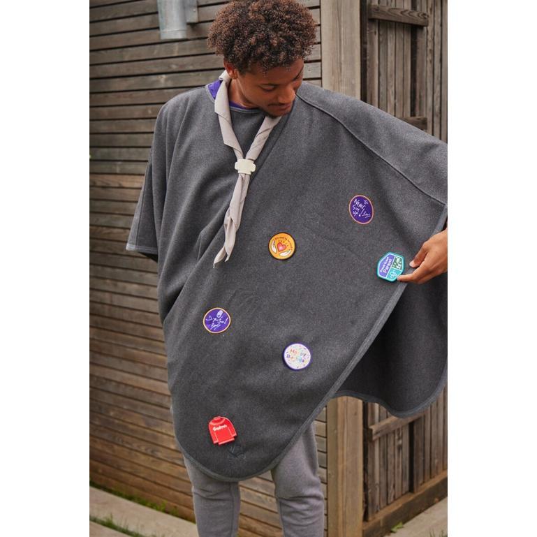 Scouts Fleur de Lis Blanket Poncho New in