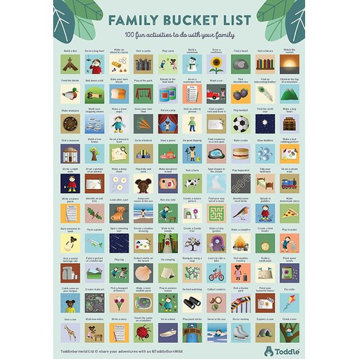 The Ultimate Seasonal Bucket-List Scratch-Off Poster, 16x20